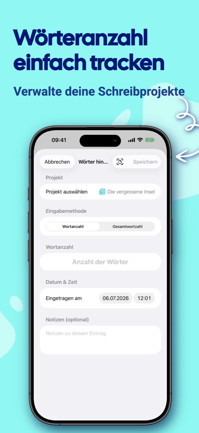 Wörter erfassen