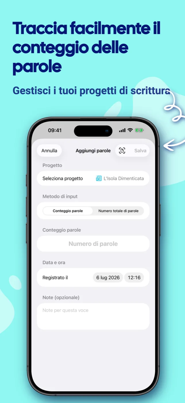 Aggiungi parole